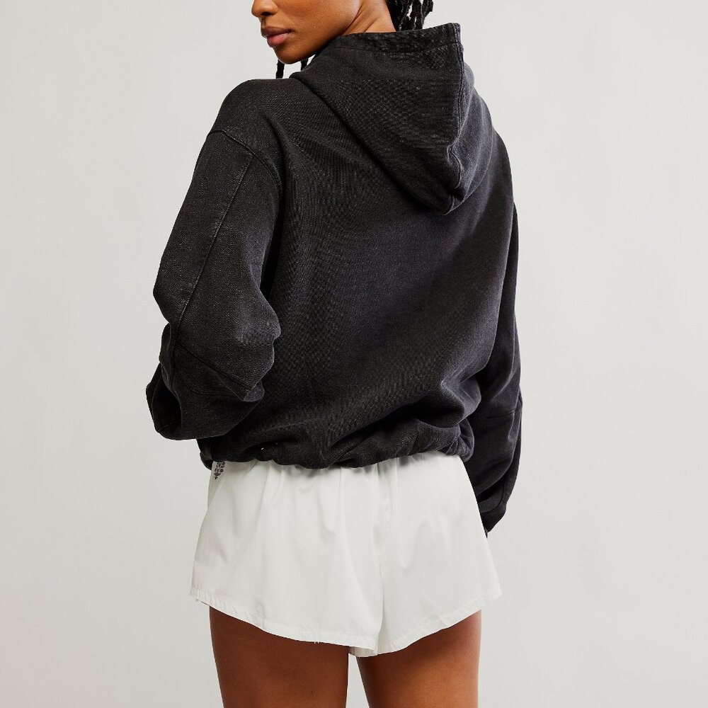 FP Movement by Free People Black Cropped Pullover Hoodie - Picture 4 of 7